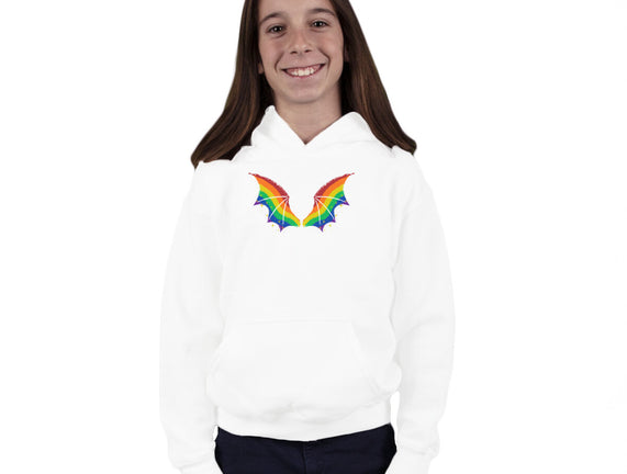 Rainbow Pride Bat Wings