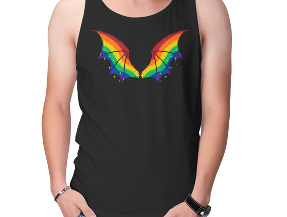 Rainbow Pride Bat Wings
