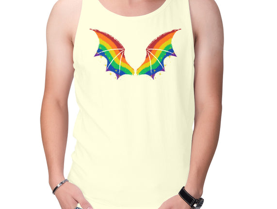 Rainbow Pride Bat Wings