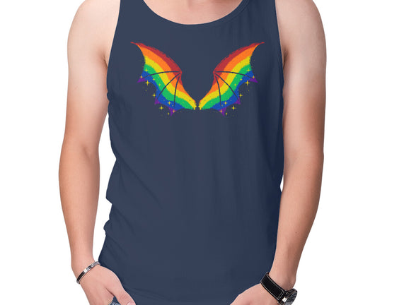 Rainbow Pride Bat Wings