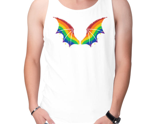 Rainbow Pride Bat Wings