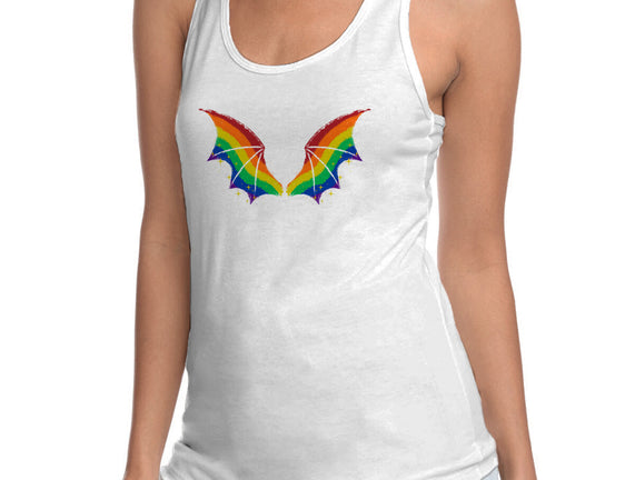 Rainbow Pride Bat Wings