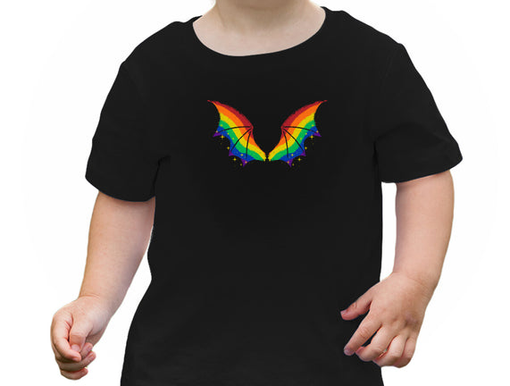 Rainbow Pride Bat Wings