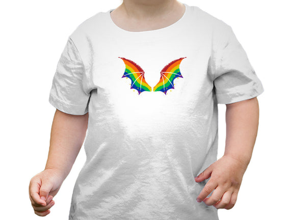 Rainbow Pride Bat Wings