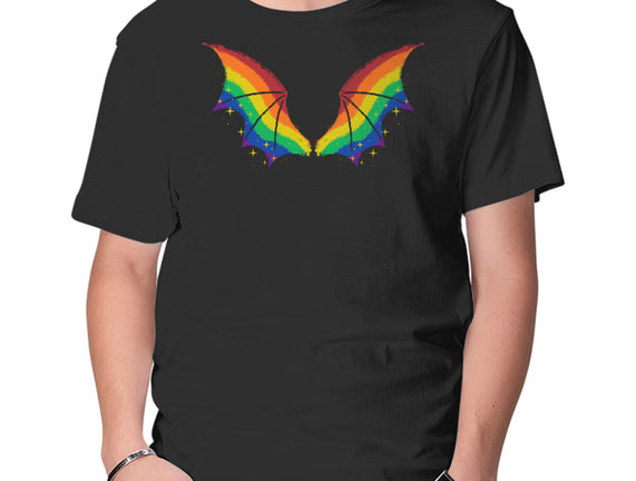 Rainbow Pride Bat Wings