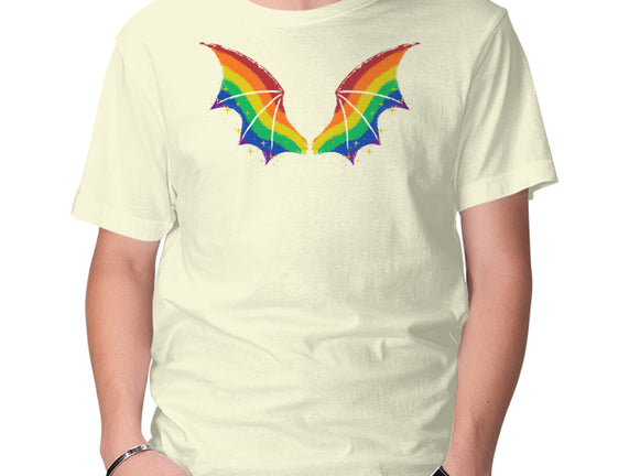Rainbow Pride Bat Wings