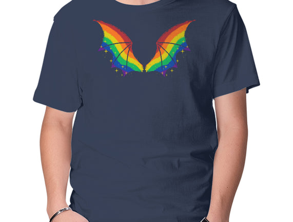 Rainbow Pride Bat Wings