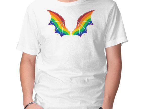 Rainbow Pride Bat Wings