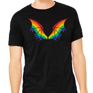 Rainbow Pride Bat Wings