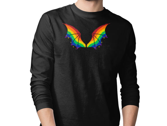 Rainbow Pride Bat Wings
