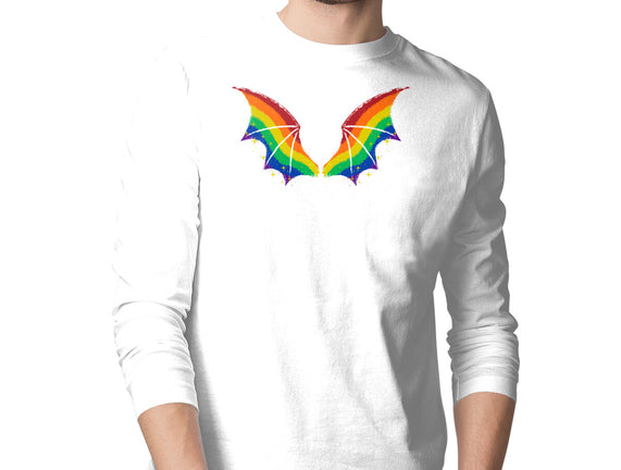 Rainbow Pride Bat Wings