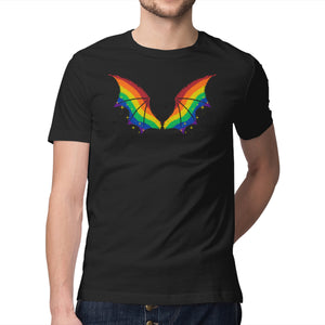 Rainbow Pride Bat Wings