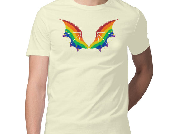 Rainbow Pride Bat Wings