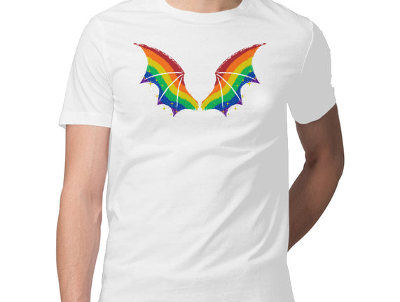 Rainbow Pride Bat Wings