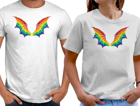 Rainbow Pride Bat Wings