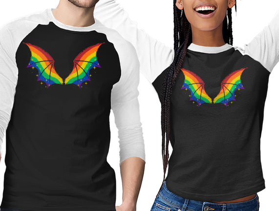 Rainbow Pride Bat Wings