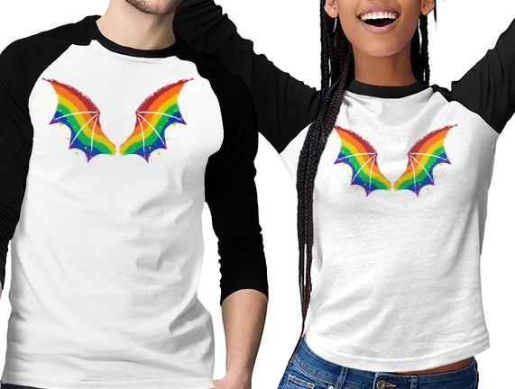 Rainbow Pride Bat Wings
