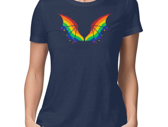 Rainbow Pride Bat Wings