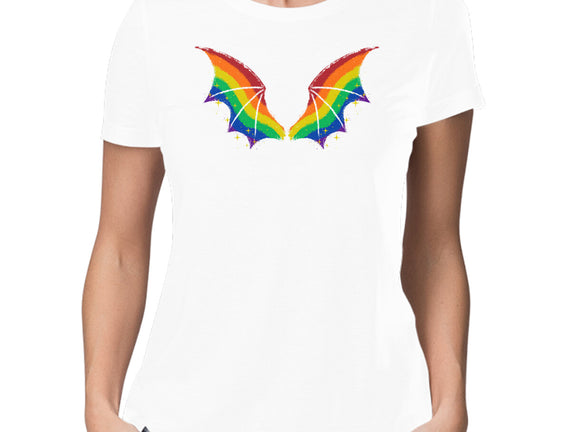 Rainbow Pride Bat Wings