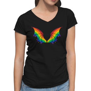 Rainbow Pride Bat Wings