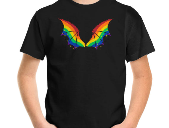 Rainbow Pride Bat Wings