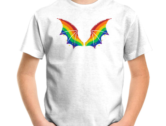 Rainbow Pride Bat Wings
