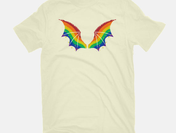Rainbow Pride Bat Wings