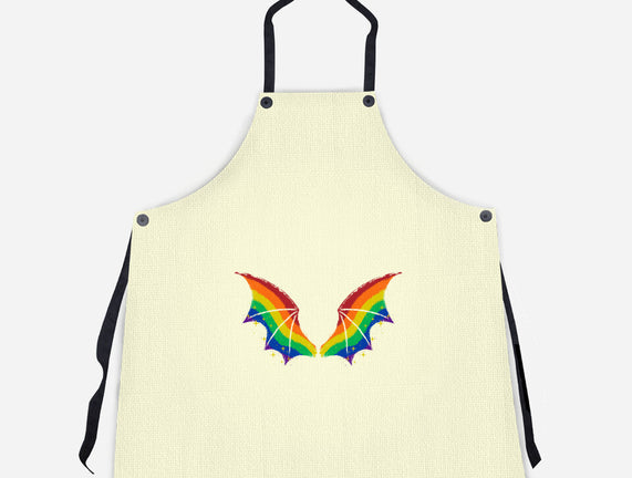 Rainbow Pride Bat Wings