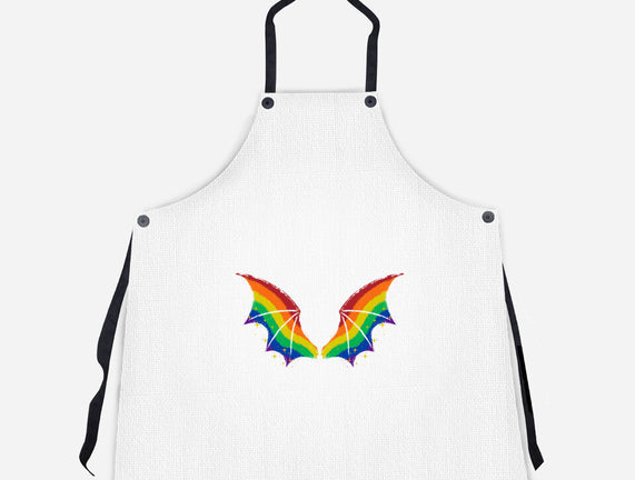 Rainbow Pride Bat Wings