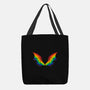 Rainbow Pride Bat Wings-None-Basic Tote-Bag-xMorfina