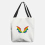 Rainbow Pride Bat Wings-None-Basic Tote-Bag-xMorfina