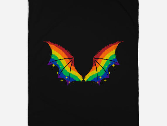 Rainbow Pride Bat Wings