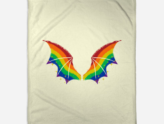 Rainbow Pride Bat Wings