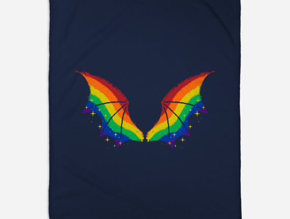 Rainbow Pride Bat Wings