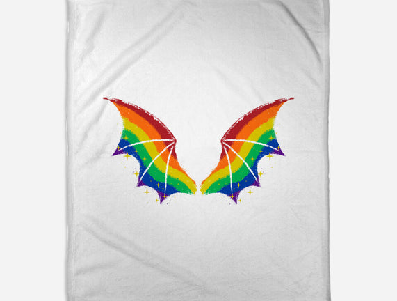 Rainbow Pride Bat Wings
