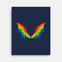 Rainbow Pride Bat Wings-None-Stretched-Canvas-xMorfina