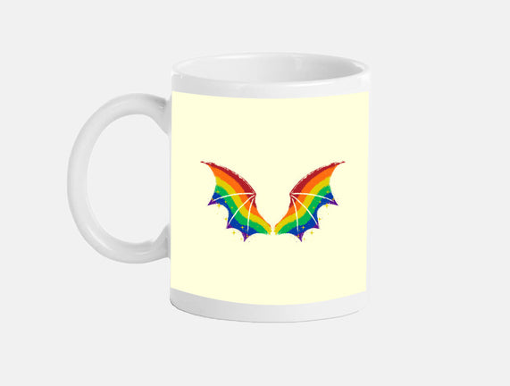 Rainbow Pride Bat Wings