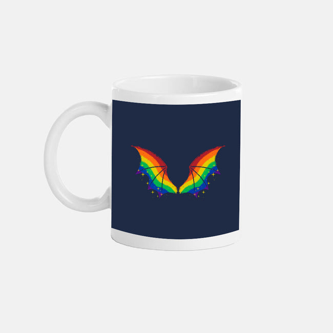 Rainbow Pride Bat Wings-None-Mug-Drinkware-xMorfina