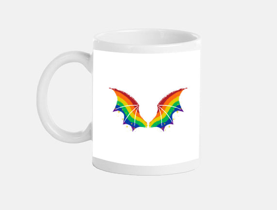 Rainbow Pride Bat Wings
