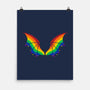 Rainbow Pride Bat Wings-None-Matte-Poster-xMorfina
