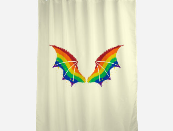 Rainbow Pride Bat Wings