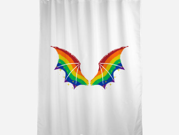 Rainbow Pride Bat Wings