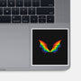 Rainbow Pride Bat Wings-None-Glossy-Sticker-xMorfina