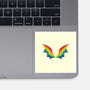 Rainbow Pride Bat Wings-None-Glossy-Sticker-xMorfina