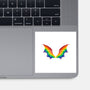 Rainbow Pride Bat Wings-None-Glossy-Sticker-xMorfina