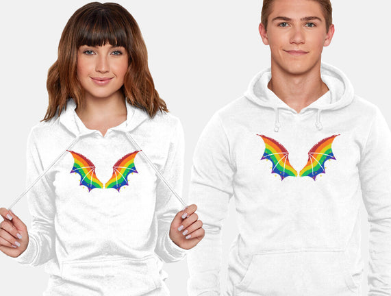 Rainbow Pride Bat Wings