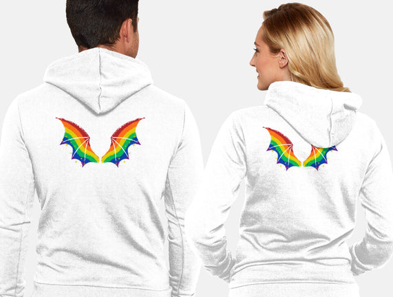 Rainbow Pride Bat Wings