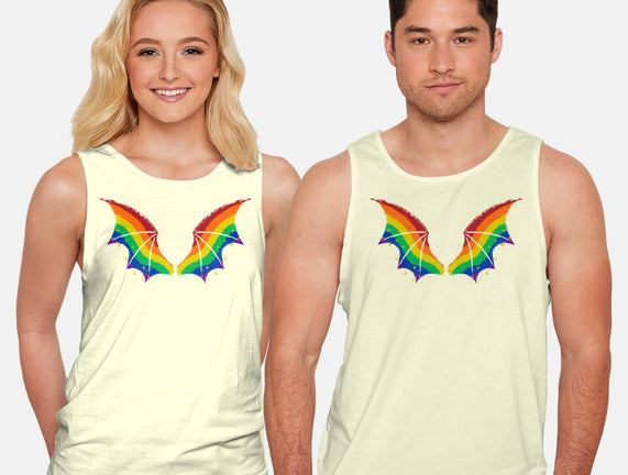 Rainbow Pride Bat Wings