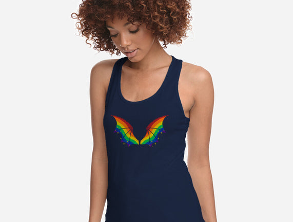 Rainbow Pride Bat Wings