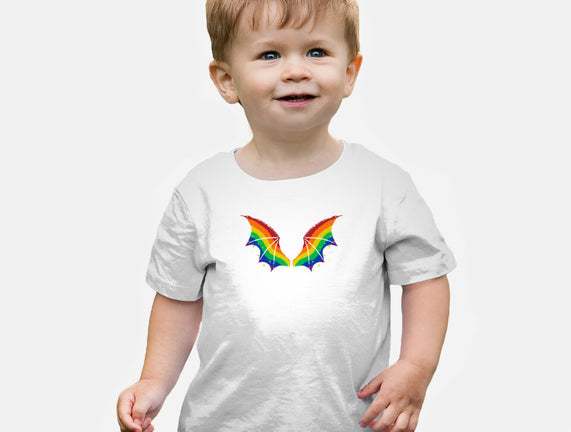 Rainbow Pride Bat Wings